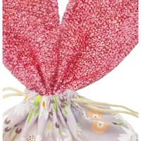 Sac cadeau en coton en forme de lapin de Pâques Nouveau design unique pour des occasions spéciales