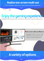 Monitor Gaming TFT Lengkung 34 Inci Murah 165Hz 4K Waktu Respons 1ms G-Sync FreeSync 110% SRGB