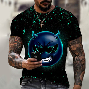 Camiseta 3D Digital barata de secado rápido, <span class=keywords><strong>camisetas</strong></span> de sublimación, impresión personalizada en blanco liso, <span class=keywords><strong>camisetas</strong></span> <span class=keywords><strong>divertidas</strong></span> de Memes de gran tamaño - Product Image 6