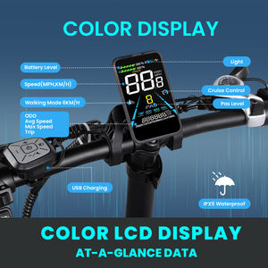 European Warehouse <span class=keywords><strong>Léger</strong></span> Pliable City E-bike <span class=keywords><strong>Vélo</strong></span> <span class=keywords><strong>électrique</strong></span> <span class=keywords><strong>pliant</strong></span> longue portée à pédale 750W - Product Image 5