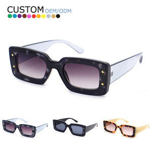 Sunway Eyewear New Square Frame UV400 Fashion Sun Glasses Leopard Thick Frame Luxury Fashion Women Men Sunglasses - Product Image 1