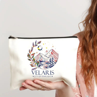 City Of Starlight VELARIS – trousse de maquillage personnalisée à motifs, sac de rangement de voyage pour articles de toilette, pochette à cosmétiques, cadeau pour enterrement de vie de jeune fille