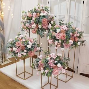 Boule de fleurs artificielles en roses pour la décoration de mariage, la décoration de chemin d'accès, les événements festifs, les tables de réception nuptiale et les centres de table floraux - Product Image 6