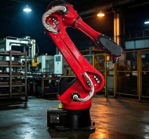 Ligne de production automatique utilisant un bras robotique à 6 axes, soudage sûr et efficace, manutention, robot industriel - Product Image 1
