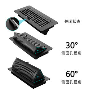 Accueil Systèmes de CVC Ac Vent Deflector Vent Redirector Vent Extender for Under Furniture - Product Image 3