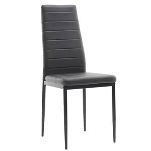 Mobilier <span class=keywords><strong>de</strong></span> salle à manger italien moderne pour maison Ensemble table à manger noire <span class=keywords><strong>6</strong></span> places avec dessus <span class=keywords><strong>en</strong></span> verre et <span class=keywords><strong>chaises</strong></span> <span class=keywords><strong>de</strong></span> salle à manger - Product Image 5