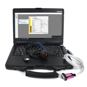 DB9 to 9-pin Deutsch Cable and <b>USB</b> <b>Key</b> Kit for Liebherr Crane V2.14.2 Software Excavator Truck+CF53 Laptop Diagnostic Tool - Product Image 1