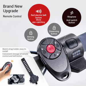 Xe đạp xe rung chống trộm báo động ngoài trời không thấm nước điều khiển từ xa xe đạp leo núi khối lượng cao báo động - Product Image 5