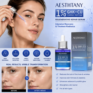 Natural Organic Anti-Aging Hydrating Face Lift <strong>Serum</strong> with Hyaluronic Acid &amp; Blue Copper Peptide 30mL - Product Image 1