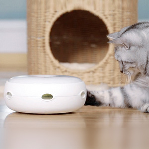 Jouet grattoir pour chat, souris en peluche électrique automatique amusante, plateau de jeu rotatif pour l'exercice des animaux - Product Image 6