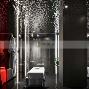 LL365 Stainless Steel Wall 3D <b>Sheet</b> 316 for Office Ceiling Art Decor 304 Water Ripple Stainless Steel Decoration <b>Sheet</b> - Product Image 3