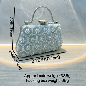Luxury Girls Party Fashion Designer Women Evening <b>Clutch</b> Purse for <b>Wedding</b> BOSHIHO BOS24032101 All Seasons China - Product Image 2