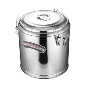 Insulated Bucket, Hot Water Boiler, Sell Stainless Steel 10/20/30/40/50/60L Bucket Double Wall Keep Warm Bucket F