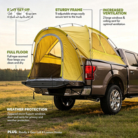 Carpa de Camping para Camioneta Kawagebo Kamp (KK), Impermeable, Fácil de Instalar, Compacta, con Cubierta para Lluvia, para 1-2 Personas