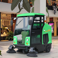 Balayeuse de sol industrielle électrique autopropulsée DQS19C 48V 4800W 120L pour routes, parkings, hôtels