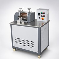 Kunststoff-Pelletiermaschine Labor-Zweiwalzenmühle VFD Variabler Geschwindigkeitsantrieb Compound-Misch- und Granuliermaschine Einstellbare Mischungsverhältnisse CE ISO