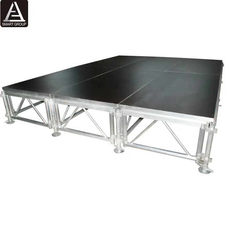 Servizio di progettazione gratuito piattaforma per palcoscenici a traliccio in alluminio piattaforma per palcoscenici per uso di concerti