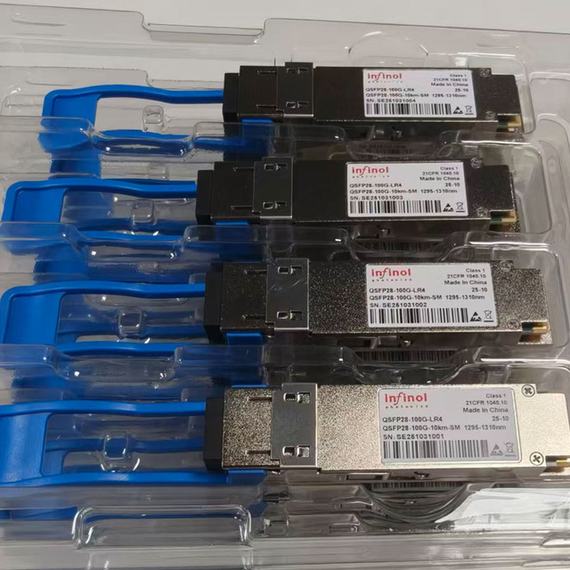 OEM Factory Price for Compatible 2km 1310nm 100G QSFP LR4 Fiber Optic Transceiver Module with POE and 5G Support
