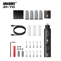 Polisseuse ultrasonique électrique portable professionnelle JAKEMY 35W 40kHz DC 12V/15V 2A pour bricolage, coupe de modèles en plâtre