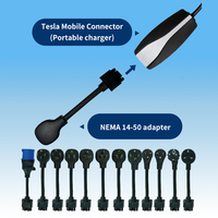 Adaptateur NTO NEMA 14-50 pour NACS Tesla Gen 2, chargeur mobile portable en parfait état avec prise 220V, prise EV 16 ampères