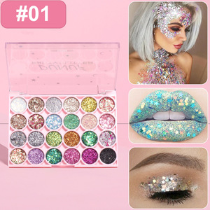 Paleta de sombras de ojos adecuada para maquillaje diario de mujeres con 24 colores diferentes - Product Image 2