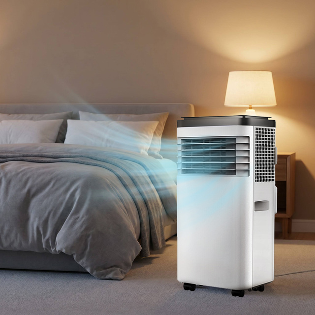 In Stock Wholesale 7000 Btu 220v 50hz 750w Electric Energy Efficient Noise Lower Smart Portable Air Conditioner for Home