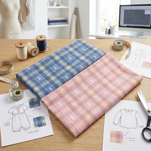 Tela de Sarga Jacquard de Algodón Puro Elegante, Teñida con Hilo, con Patrón de Osito, para Ropa Infantil, Camisas, Forros y Confección de Vestidos - Product Image 3