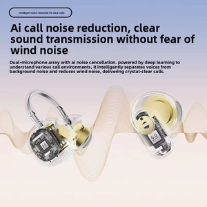 Auriculares inalámbricos de doble estilo 2 en 1: clip para la oreja abierta y auriculares internos para dormir, sonido de alta fidelidad, auriculares con reducción de ruido ENC - Product Image 3