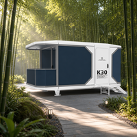 Cabine modulaire en forme de capsule, hôtel préfabriqué, maison conteneur, panneau sandwich imperméable