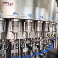 Machine de remplissage d'eau minérale pure et de boissons 15000 BPH 500 ml, haute précision, ligne de production automatique de mise en bouteille PET/verre