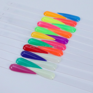 光沢のあるパーティー光沢のある20色ネイルグリッターアクリルネイルパウダー1Kg/バッグ暗闇で光る - Product Image 1