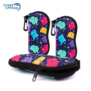 <span class=keywords><strong>Étui</strong></span> pour <span class=keywords><strong>lunettes</strong></span> de soleil en néoprène sac de <span class=keywords><strong>lunettes</strong></span> de protection pochette à <span class=keywords><strong>lunettes</strong></span> à fermeture éclair souple avec clip ceinture bricolage <span class=keywords><strong>Photo</strong></span> impression - Product Image 4