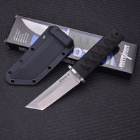 Outdoor Selbstverteidigungs-Taktisches Taschenmesser - Dreischneidiges Drachenknochen-Schwert im Japanischen Stil Kleines Samurai-Schwert mit Quadratischen Spitzenklingen