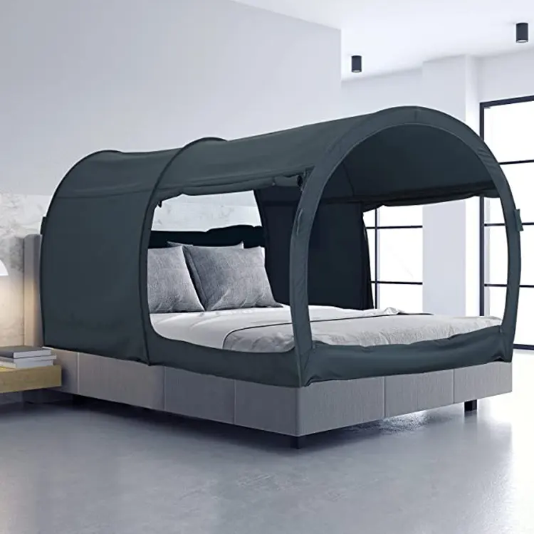 King size дышащие домашние теплые Сверхлегкий Палатка 2 человек надувная кровать укрытие конфиденциальности поп двухъярусная кровать Спящая Сон кровать-палатка, способный преодолевать Броды для взрослых