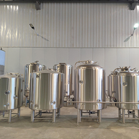 Fermenteur de kombucha de grande capacité 2000L, en acier inoxydable de qualité alimentaire, unité de fermentation à haut rendement