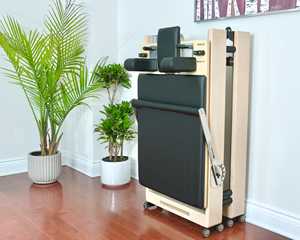 Phòng tập thể dục thiết bị tập thể dục nhà gấp gỗ di động thể hình Pilates máy cải cách Pilates cải cách có thể gập lại - Product Image 2