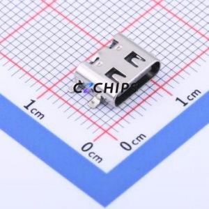 USB-TYPE-C-007 USB Connector SMD Connector ( Connector Type: Type-C )( Gender: Female )( Mounting Type: Horizontal Mount ) - Product Image 1