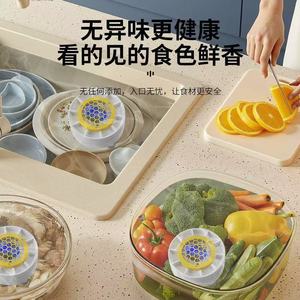 Vegetable Washer With Titanium Electrolysis Plate Portable Battery Powered Pesticide Removal For Fruits And Vegetables - Product Image 3