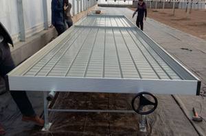 수경 테이블 시스템 맞춤형 식물 트레이 4x8ft 마이크로 그린 썰물 흐름 에어로닉 재사용 ABS 플라스틱 배수 구멍 종자 침대 - Product Image 6