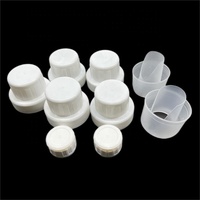 Bouchon à vis en plastique PP fileté pour contenants cosmétiques avec joint hermétique et matériau durable