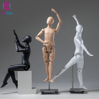 Luxuriöse Roboter-Schaufensterpuppe mit Vollkörper, Verstellbare Schaufensterpuppe für Kleidungspräsentation, Flexible Bewegliche Gelenke, Sportliche Schaufensterpuppe