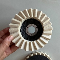 125mm outils abrasifs roue de polissage rabat feutre disque angulaire laine feutre rabat roue de polissage pour pierre de marbre