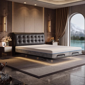 Letto Matrimoniale Regolabile <span class=keywords><strong>King</strong></span>-<span class=keywords><strong>size</strong></span> con Testiera e Pediera Regolabili, Senza Interferenze, Letto Matrimoniale Separabile - Product Image 3
