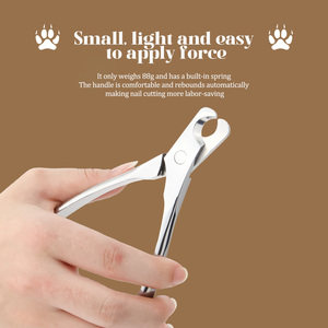 Vente en gros de coupe-ongles pour petits et grands animaux, tout en acier, coupe-ongles pour animaux de compagnie, kit de toilettage, chat, <span class=keywords><strong>chien</strong></span>, lapin, coupe-ongles - Product Image 5