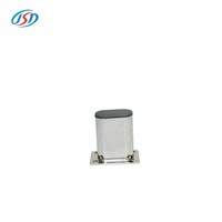 Pied de meuble en fer Jiashida, support robuste de 100 mm pour canapé, maison, bureau, hôtel, appartement et salon, avec installation facile