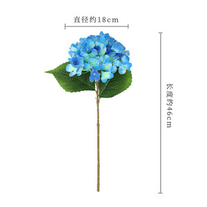 Flores de Hortensia Artificiales Xinchengzhi de 10cm-30cm, Decoraciones de Boda de Seda Plástica, Accesorios para el Hogar y Exteriores - Product Image 3