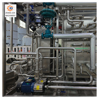 Pasteurisateur à plaques HTST commercial pour le traitement du lait, du jus, des œufs liquides pour l'industrie agroalimentaire