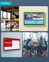 Nouvelle tablette PC Android 14 de 15,61 pouces à montage mural, assistant domestique intelligent, interrupteur tactile, système de sécurité, PoE, NFC, éclairage LED