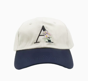 New Fashion Women's Baseball Cap Embroidered Letter A Flower Hat Casual Adjustable Cotton Peaked Cap for Outdoor Daily Wear - Product Image 4