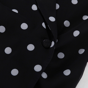 Completo Primaverile 2026 per Donna, Due Pezzi Alla Moda ed Eleganti in Chiffon a Pois, Set Gonna e Camicetta - Product Image 5